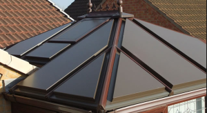 lean to conservatory with composite panels